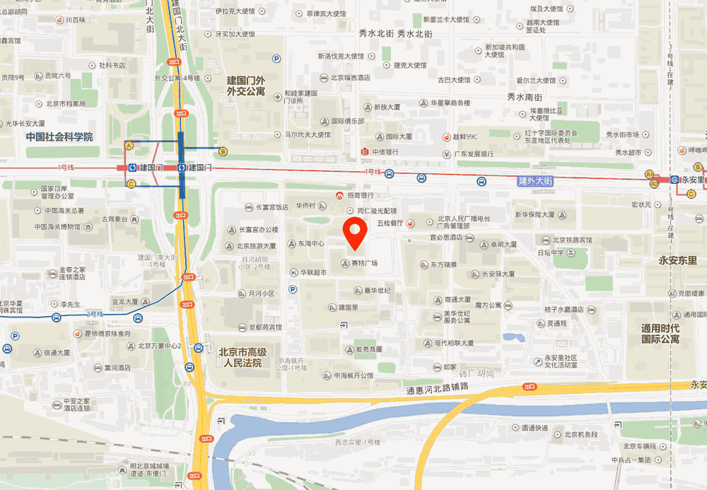 赛特大厦位置地图